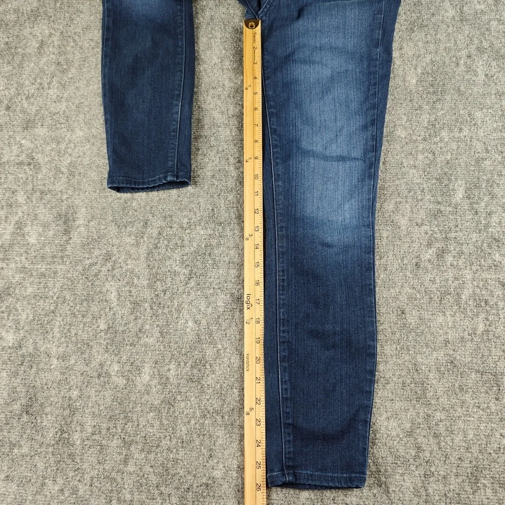 Paige Jeans Women's 28 Hoxton Ankle 28x26 Dark Wash‎ Mid Rise Rayon Stretch